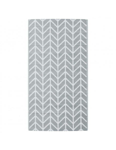Tappeto da Esterni Grigio 80x150 cm in PP