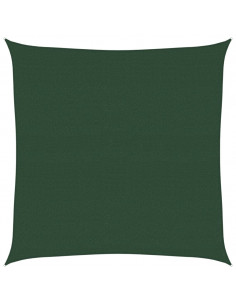 Vela Parasole 160 g/m² Verde Scuro 5x5 m in HDPE