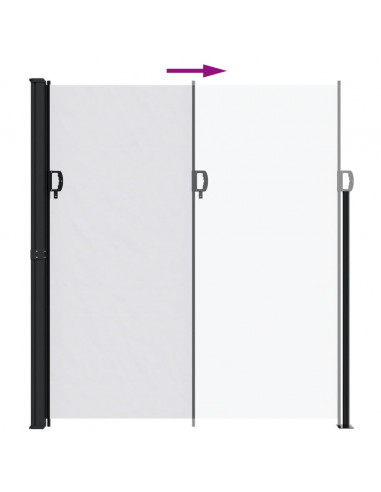 Tenda da Sole Laterale Retrattile Bianco 220x300 cm