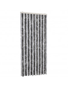 Tenda Antimosche Grigia e Nera 56x200 cm in Ciniglia 2