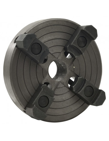 Mandrino per Legno a 4 Griffe M33 in Acciaio Nero 150x63 mm