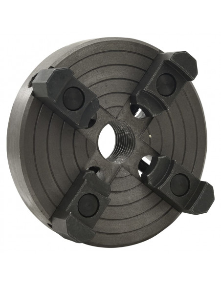 Mandrino per Legno a 4 Griffe M33 in Acciaio Nero 150x63 mm