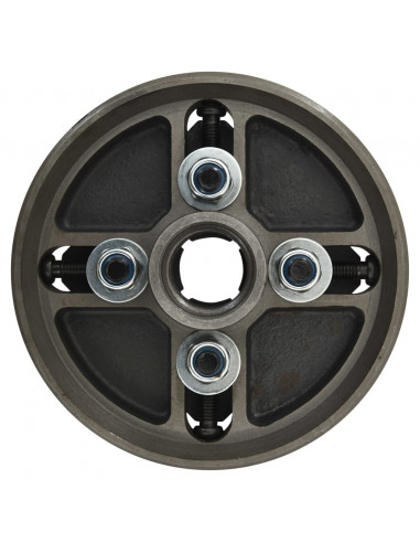 Mandrino per Legno a 4 Griffe M33 in Acciaio Nero 150x63 mm