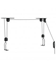 Sollevatori per Bici con Supporto a Soffitto 2 pz 20 kg 2