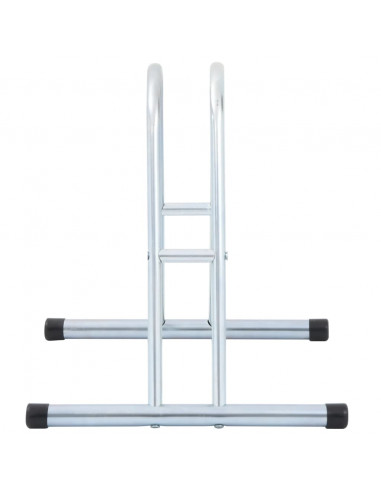 Supporto per 1 Bici da Pavimento Autoportante Acciaio Zincato