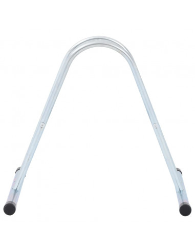 Supporto per 1 Bici da Pavimento Autoportante Acciaio Zincato