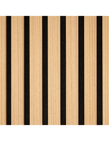 WallArt Pannelli Acustici da Parete Aku Rovere Naturale 4 pz
