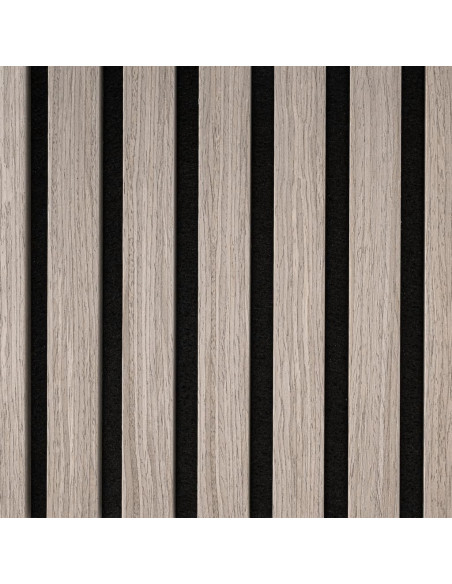 WallArt Pannelli Acustici da Parete Aku Grigio Rovere 4 pz