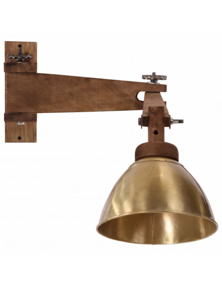 Lampada a Parete 25 W Ottone Anticato E27