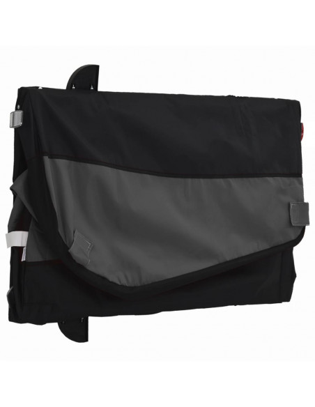 Rimorchio da Bici Nero 45 kg in Ferro
