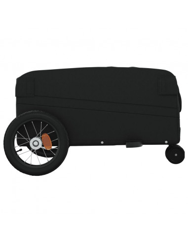 Rimorchio da Bici Nero 30 kg in Ferro