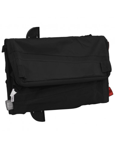 Rimorchio da Bici Nero 30 kg in Ferro