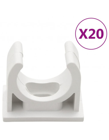 Canaline per Cavi con Clip Ø25 mm 10 m in PVC