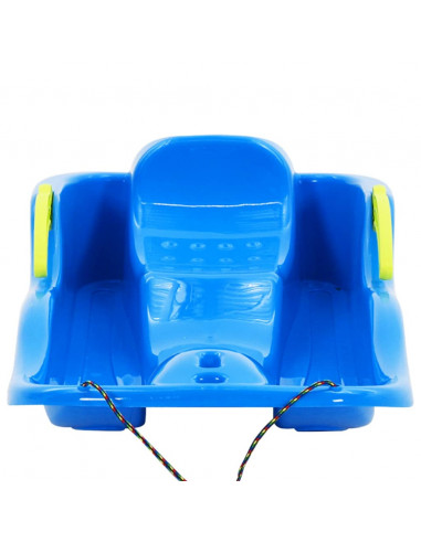 Slittino con Freni Blu 87x40x18 cm in Polipropilene