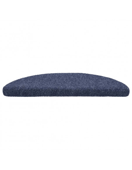 Tappetini Adesivi per Scale 10 pz 56x17x3 cm Blu Agugliati