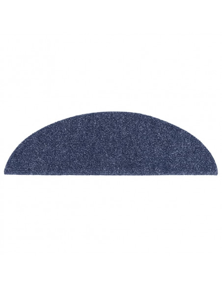 Tappetini Adesivi per Scale 10 pz 56x17x3 cm Blu Agugliati
