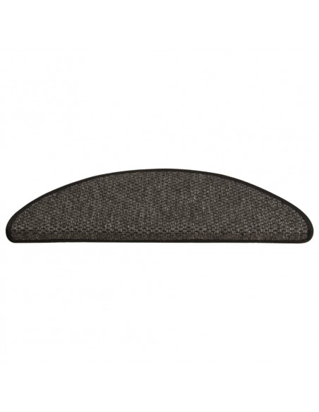Tappeti Autoadesivi Scale Aspetto Sisal 15pz 65x21x4 Antracite