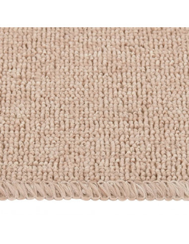 Tappetini Scale 15 pz 60x25 cm Beige Antiscivolo Rettangolari