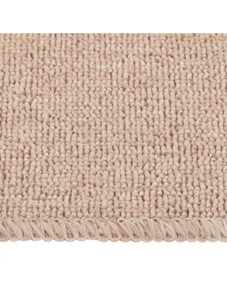 Tappetini Scale 15 pz 60x25 cm Beige Antiscivolo Rettangolari