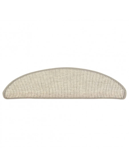 Tappeti Autoadesivi per Scale 15 pz 56x17x3 cm Argento