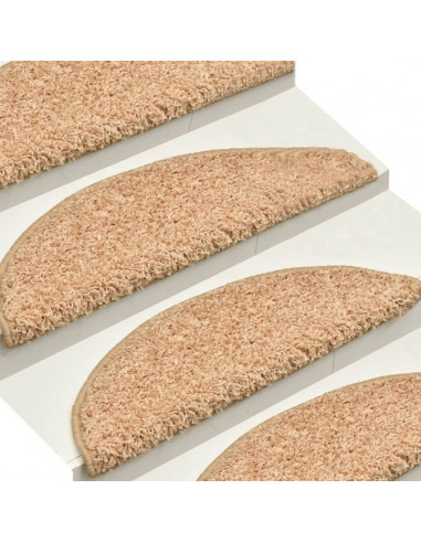 Tappetini per Scale 15 pz Oro 56x17x3 cm