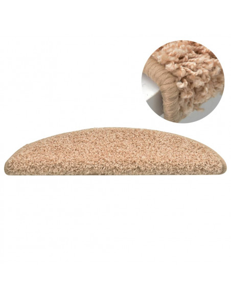 Tappetini per Scale 15 pz Oro 56x17x3 cm