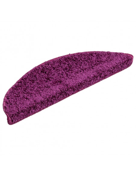 Tappetini per Scale 15 pz Viola 56x17x3 cm