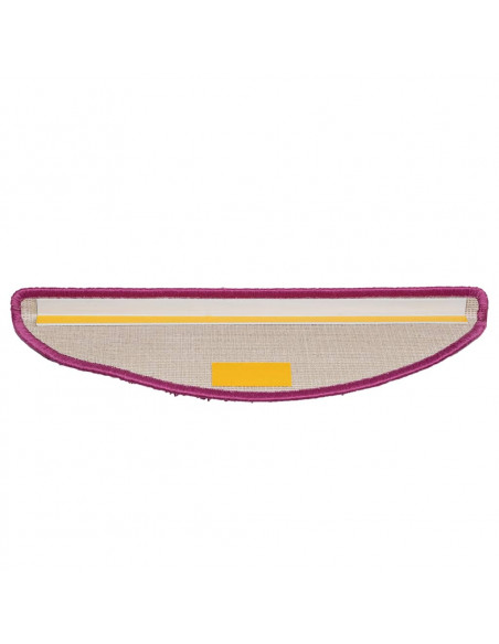 Tappetini per Scale 15 pz Viola 56x17x3 cm
