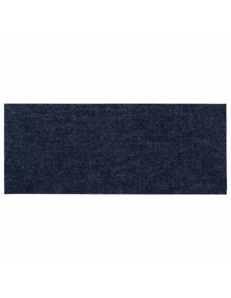 Tappeti Adesivi Rettangolari per Scale 15 pz 60x25 cm Blu