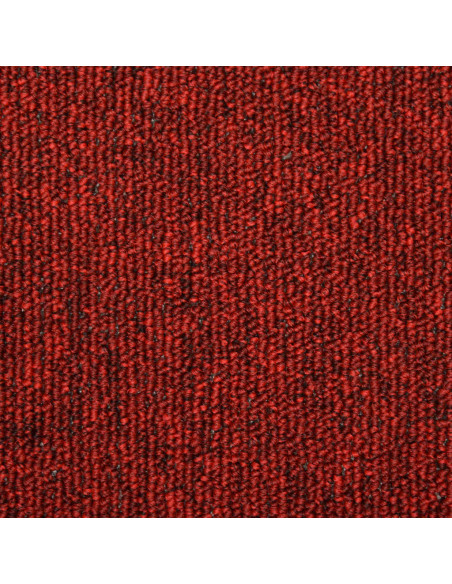 Tappetini per Scale 15 pz 65x21x4 cm Rosso