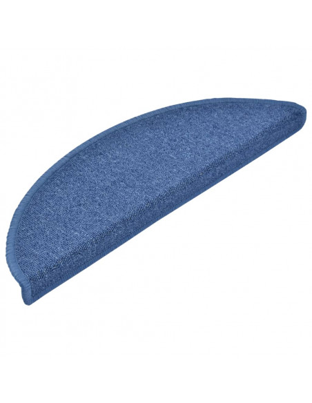 Tappetini per Scale 10 pz 56x17x3 cm Blu