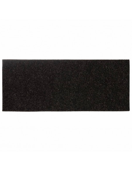 Tappeti Adesivi Rettangolari per Scale 15 pz 60x25 cm Marroni