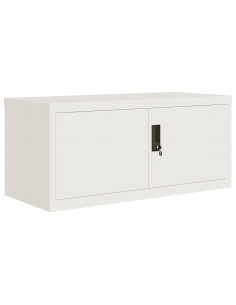 Armadio Classificatore Bianco 90x40x40 cm in Acciaio 2