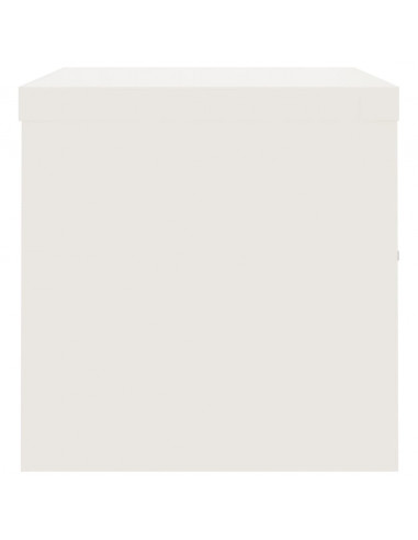 Armadio Classificatore Bianco 90x40x40 cm in Acciaio