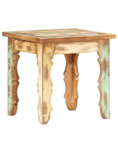 Tavolino da Salotto 40x40x40 cm in Legno Massello di Recupero