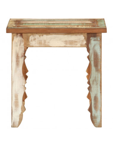 Tavolino da Salotto 40x40x40 cm in Legno Massello di Recupero