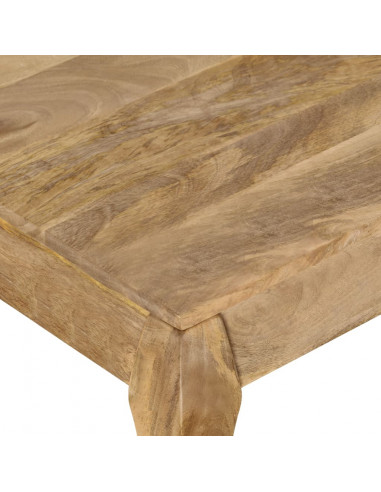 Tavolino da Caffè in Legno Massello di Mango 110x60x40 cm
