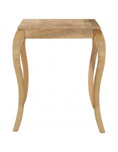 Tavolo da Pranzo in Legno Massello di Mango 118x60x76cm 2