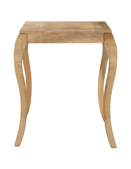 Tavolo da Pranzo in Legno Massello di Mango 118x60x76cm