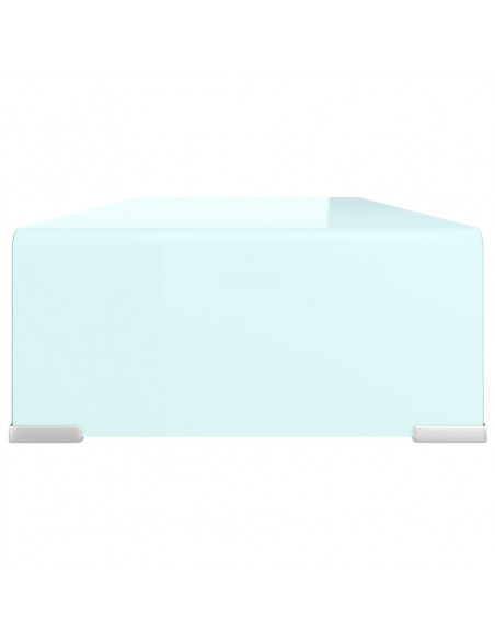 Supporto TV / Rialzo Monitor in Vetro Verde 70x30x13 cm