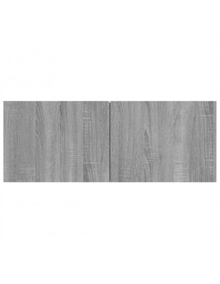 Set di Mobili Porta TV 5 pz Grigio Sonoma in Legno Multistrato