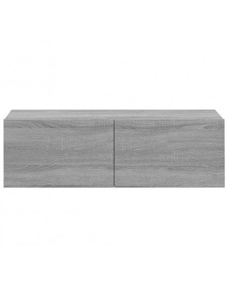 Set di Mobili Porta TV 5 pz Grigio Sonoma in Legno Multistrato