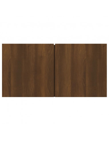 Mobile TV Pensile Rovere Marrone 60x30x30 cm Legno Multistrato