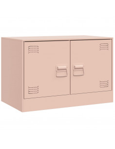 Mobile TV Rosso 67x39x44 cm in Acciaio 2