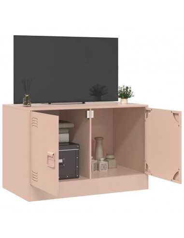 Mobile TV Rosso 67x39x44 cm in Acciaio