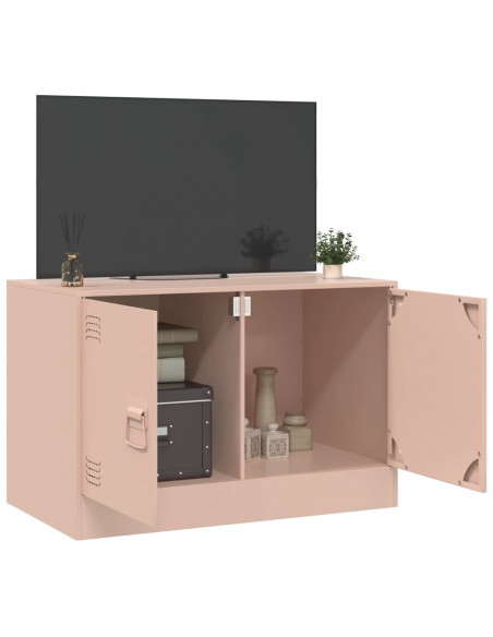 Mobile TV Rosso 67x39x44 cm in Acciaio