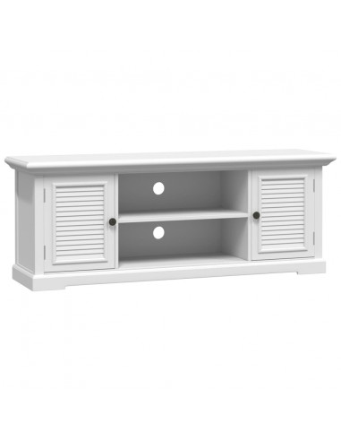 Mobile Porta TV Bianco 110x30x41 cm in Legno Multistrato