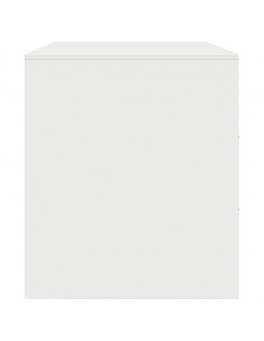 Mobili TV 2 pz Bianchi 67x39x44 cm in Acciaio