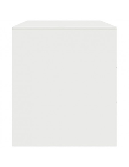 Mobili TV 2 pz Bianchi 67x39x44 cm in Acciaio