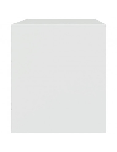 Mobili TV 2 pz Bianchi 67x39x44 cm in Acciaio